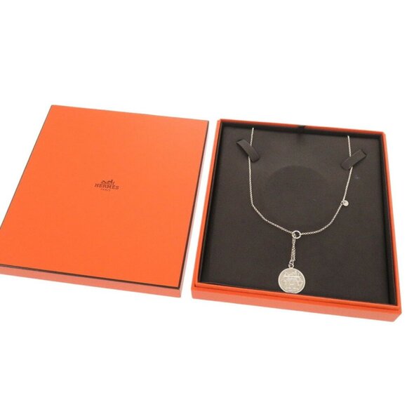 HERMES Silver Necklace - Picture 3 of 8